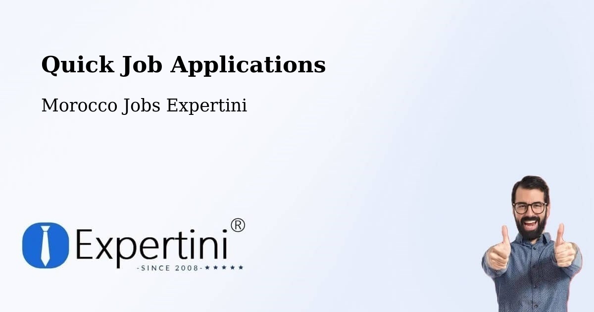 Quick Job Applications - Morocco Jobs Expertini